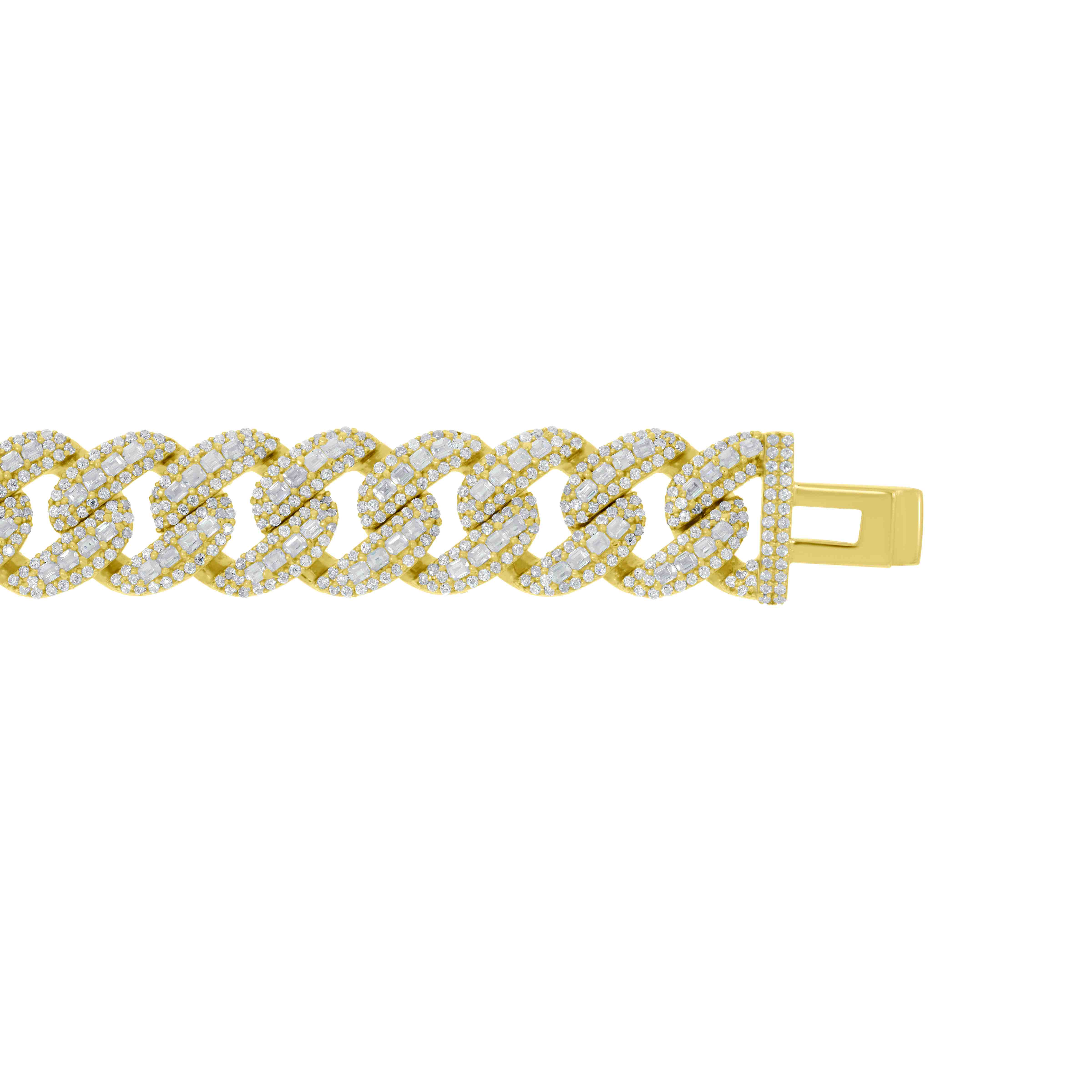 Diamond Cuban Link Brecelet BR94710AL8